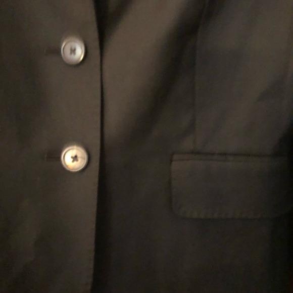 J Crew size 8 black blazer. - Picture 2 of 5